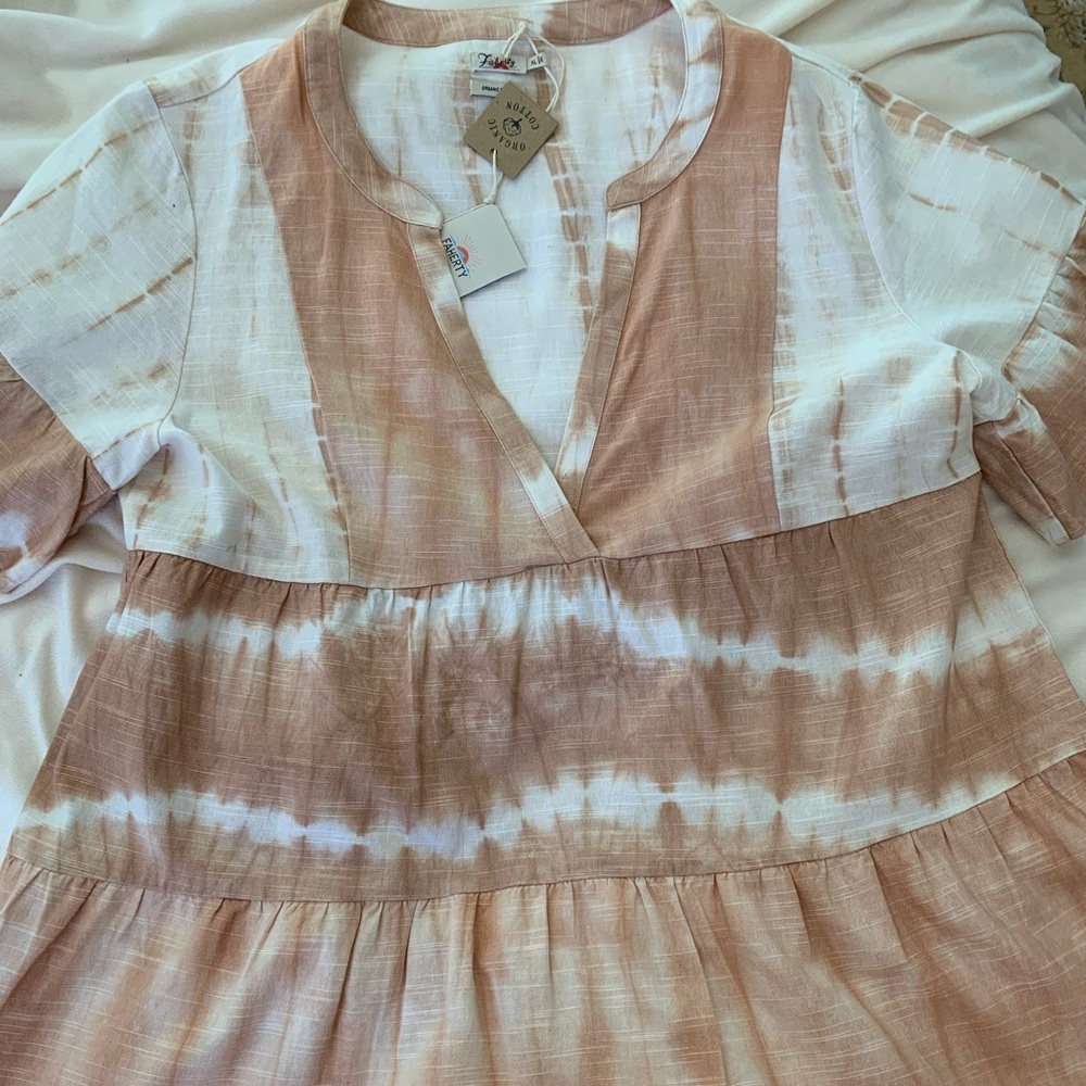 Tie dye dress by Faherty